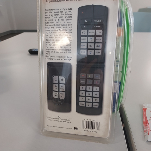 Flip tv remote new in pkg. - Picture 2 of 2